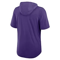 Men's Nike Purple Minnesota Vikings Lockup Tri-Blend Hoodie T-Shirt