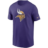 Men's Nike Purple Minnesota Vikings Primetime Logo Essential T-Shirt