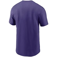 Men's Nike Purple Minnesota Vikings Primetime Logo Essential T-Shirt