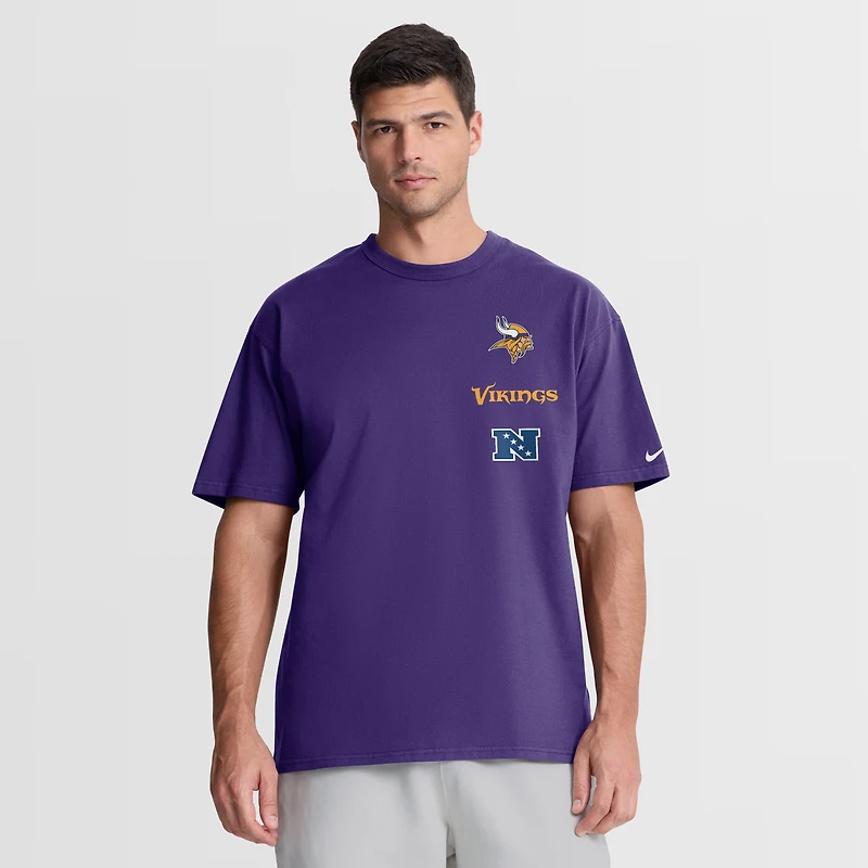 Men's Nike Sand Minnesota Vikings Rewind Max90 T-Shirt