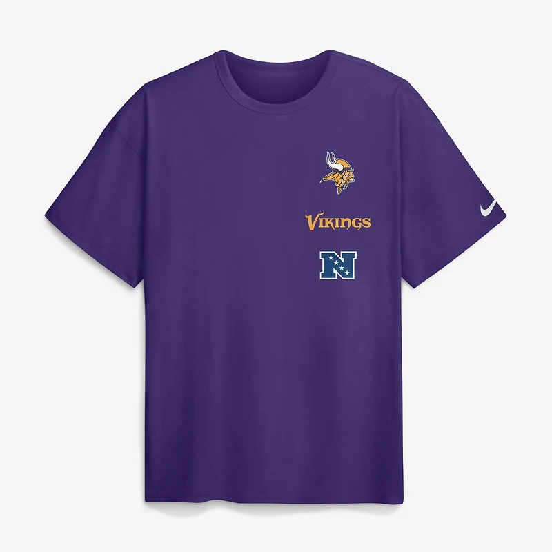 Men's Nike Sand Minnesota Vikings Rewind Max90 T-Shirt