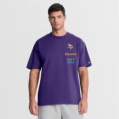 Men's Nike Sand Minnesota Vikings Rewind Max90 T-Shirt