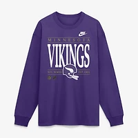 Men's Nike Purple Minnesota Vikings Red Zone Long Sleeve Max 90 T-Shirt