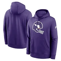 Sweat à capuche Nike violet avec logo Minnesota Vikings Rewind Club pour homme