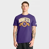Men's Nike Purple Minnesota Vikings Rewind Front and Back Hit Essential T-Shirt