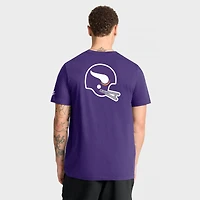 Men's Nike Purple Minnesota Vikings Rewind Front and Back Hit Essential T-Shirt