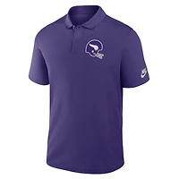 Polo Nike violet Minnesota Vikings Rewind Victory Performance pour homme