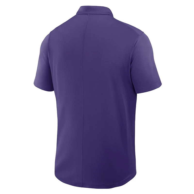 Polo Nike violet Minnesota Vikings Rewind Victory Performance pour homme