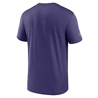 T-shirt Nike violet pour homme Minnesota Vikings Sideline Alt Pack Legend Dri-FIT