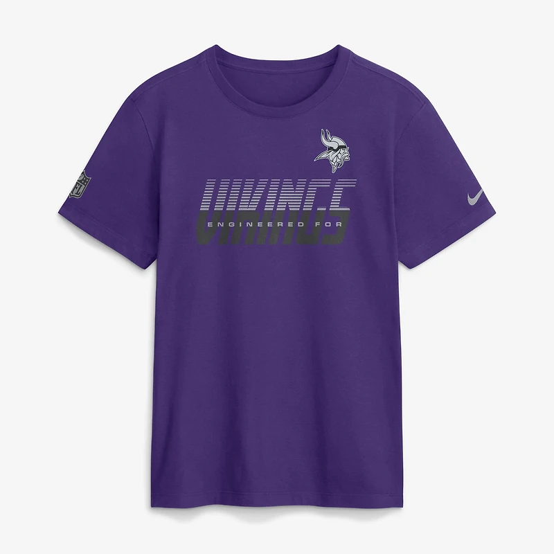 Men's Nike Purple Minnesota Vikings Sideline Dri-FIT T-Shirt