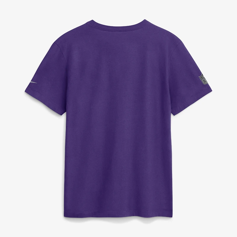 Men's Nike Purple Minnesota Vikings Sideline Dri-FIT T-Shirt