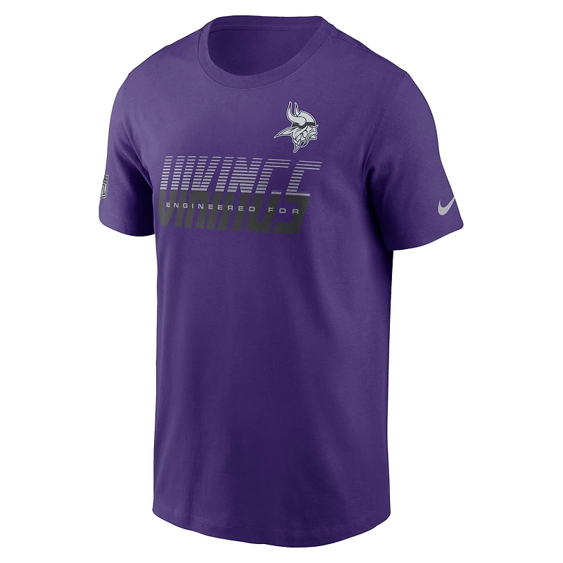 Men's Nike Purple Minnesota Vikings Sideline Dri-FIT T-Shirt