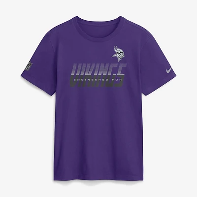 Men's Nike Purple Minnesota Vikings Sideline Dri-FIT T-Shirt