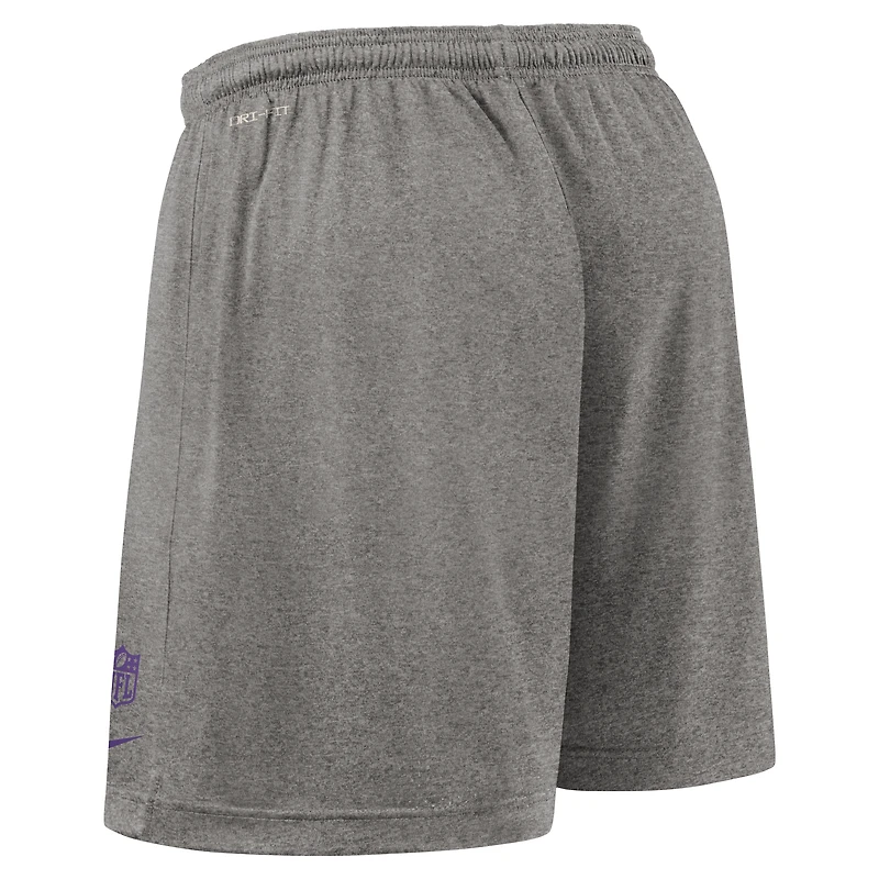 Men's Nike Purple Minnesota Vikings Sideline Reversible Dri-FIT Shorts