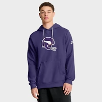 Sweat à capuche Nike violet Minnesota Vikings Sideline Standard Issue Alt 2 Dri-FIT pour homme