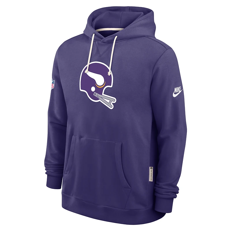 Sweat à capuche Nike violet Minnesota Vikings Sideline Standard Issue Alt 2 Dri-FIT pour homme