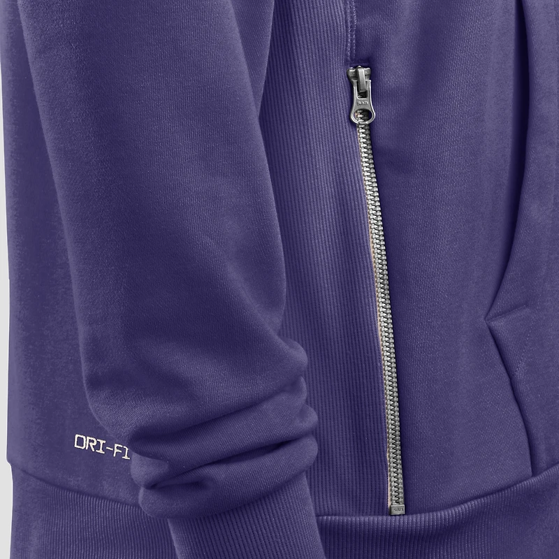 Sweat à capuche Nike violet Minnesota Vikings Sideline Standard Issue Alt 2 Dri-FIT pour homme
