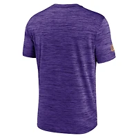 T-shirt Nike violet Minnesota Vikings Sideline Velocity Dri-FIT pour homme