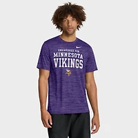 T-shirt Nike Velocity Dri-FIT violet Minnesota Vikings pour homme
