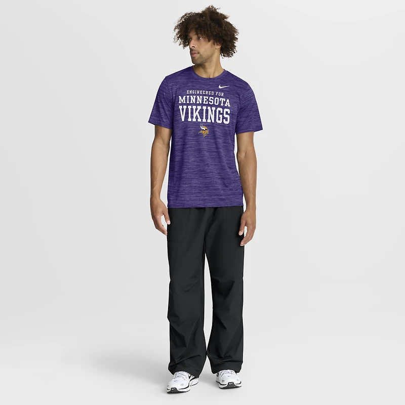 Men's Nike Purple Minnesota Vikings Velocity Dri-FIT T-Shirt