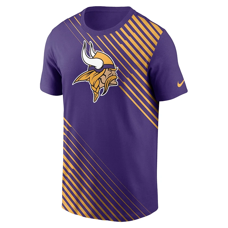 T-shirt Nike violet Minnesota Vikings Yard Line Fashion Asbury pour homme