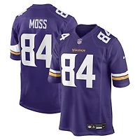 Maillot de match retraité des Vikings du Minnesota Randy Moss Nike pour homme, blanc