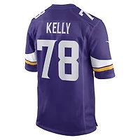Men's Nike Ryan Kelly  Purple Minnesota Vikings Team Game Jersey