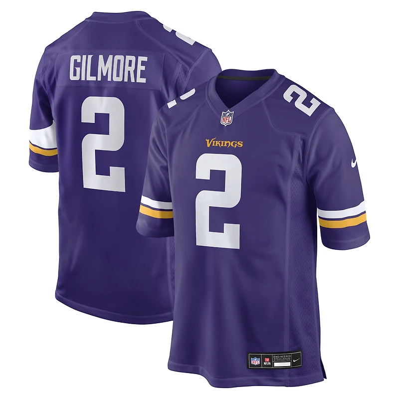 Men's Nike Stephon Gilmore Purple Minnesota Vikings Game Jersey