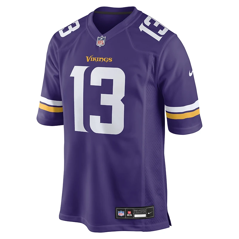 Men's Nike Tai Felton  Purple Minnesota Vikings Team Game Jersey