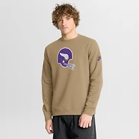 Men's Nike Tan Minnesota Vikings Swing Pass Rewind Club Pullover Sweatshirt