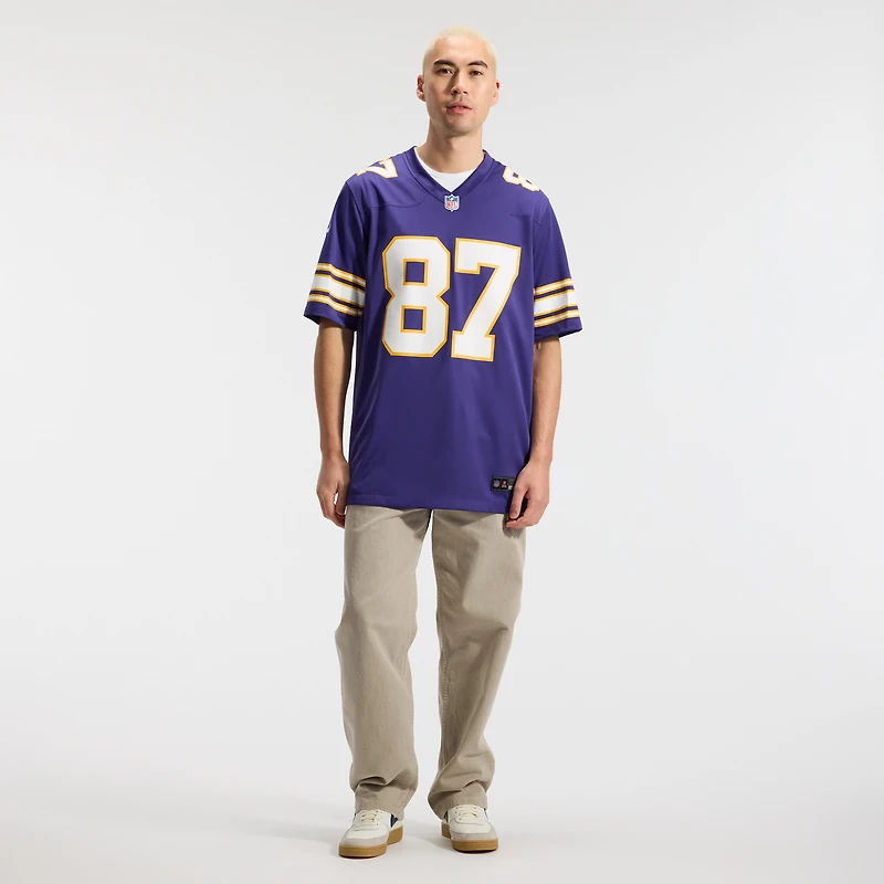 Men's Nike T.J. Hockenson Purple Minnesota Vikings Classic Player Game Jersey