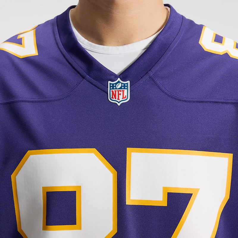 Men's Nike T.J. Hockenson Purple Minnesota Vikings Classic Player Game Jersey