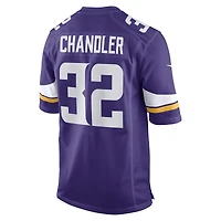 Maillot de joueur jeu Nike Ty Chandler violet des Minnesota Vikings pour hommes