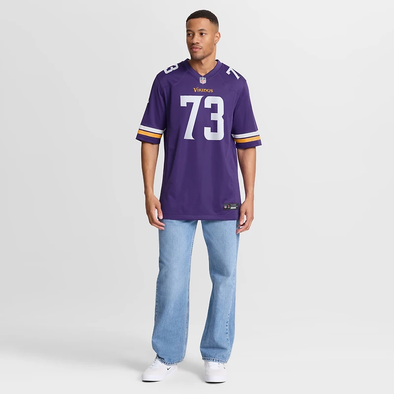 Men's Nike Walter Rouse Purple Minnesota Vikings Team Game Jersey