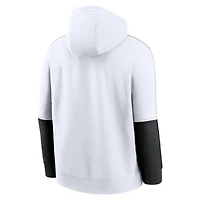 Sweat à capuche Nike blanc avec logo alternatif Minnesota Vikings pour homme