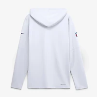 T-shirt à manches longues et capuche Nike blanc Minnesota Vikings Sideline Dri-FIT pour homme