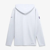 Men's Nike White Minnesota Vikings Sideline Dri-FIT Long Sleeve Hooded T-Shirt