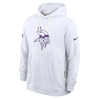 Men's Nike White Minnesota Vikings Sideline Standard Issue Alt 2 Dri-FIT Hoodie