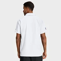 Men's Nike White Minnesota Vikings Sideline Woven Dri-FIT Polo