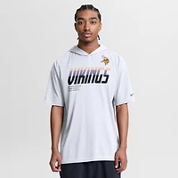 Men's Nike White Minnesota Vikings Tri-Blend Hooded T-Shirt