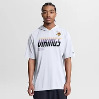 Men's Nike White Minnesota Vikings Tri-Blend Hooded T-Shirt