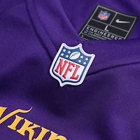 Men's Nike Will Fries  Purple Minnesota Vikings Team Game Jersey