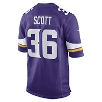 Maillot Nike Zavier Scott violet pour homme des Vikings du Minnesota