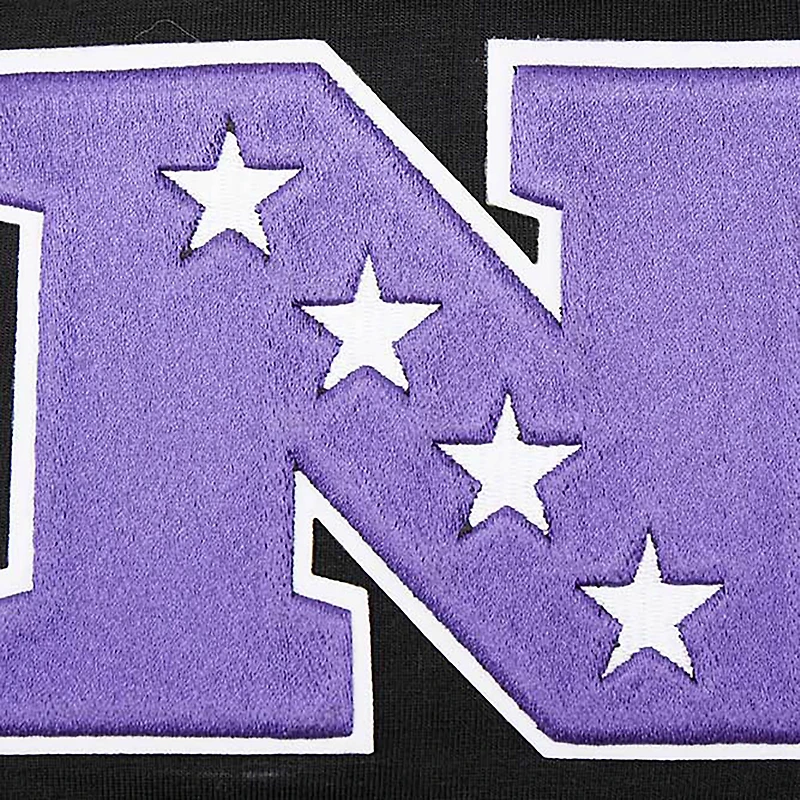 Men's Pro Standard Black Minnesota Vikings Retro Striper T-Shirt