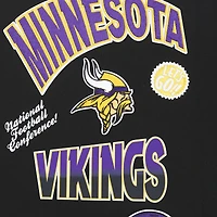 Sweat-shirt à enfiler épaules tombantes Turn It Up Pro Standard pour homme, noir, des Minnesota Vikings