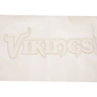Men's Pro Standard Cream Minnesota Vikings Neutral Full-Zip Jacket
