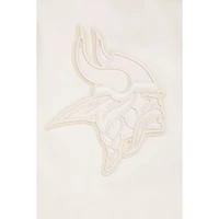 Men's Pro Standard Cream Minnesota Vikings Neutral Full-Zip Jacket