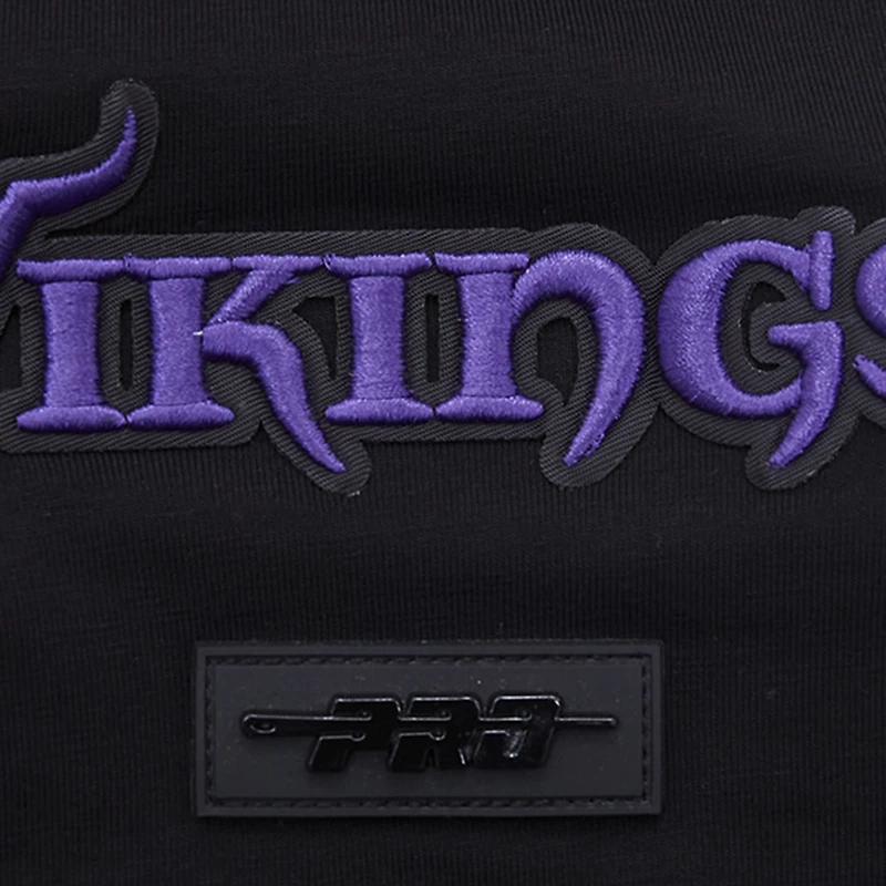 T-shirt de joueur Pro Standard Justin Jefferson noir Minnesota Vikings Fast Lane avec nom et numéro pour hommes