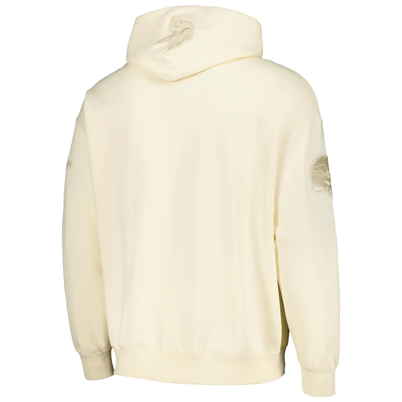 Sweat à capuche Pro Standard pour hommes Justin Jefferson crème Minnesota Vikings nom et numéro du joueur