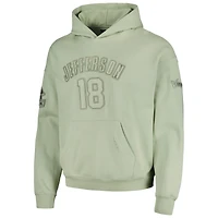 Men's Pro Standard Justin Jefferson Light Green Minnesota Vikings Player Name & Number Pullover Hoodie